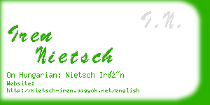 iren nietsch business card